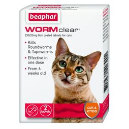 Beaphar WORMclear Cat 2 Tablets
