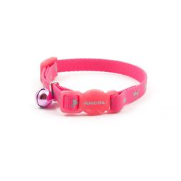 Ancol Collar Kitten Hi-Viz Pink 11 - 20cm