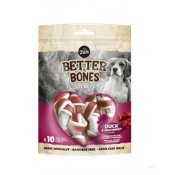 Zeus Better Bones Duck &amp; Cranberry Small Bones Dog Treats 7.5cm