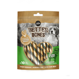 Zeus Better Bones Lamb &amp; Mint Twists Dog Treats