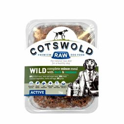 Cotswold Raw Wild Mince Venison &amp; Duck Dog Food