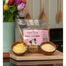 Betty Miller's Grain Free Cheese Little Bone Dog Treats 400g