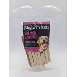 K9 Chew Co Meaty Snacks Salmon Sandwich 100g