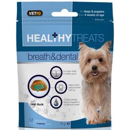VETIQ Healthy Treats Breath &amp; Dental Dog Treats
