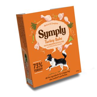 Symply Adult Turkey Bake Brown Rice &amp; Veg Wet Dog Food