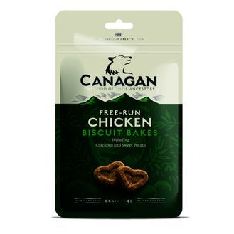 8 x 150g Canagan Free Run Chicken Biscuit Bakes Dog Treats