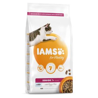 Iams Vitality Senior Cat Food With Ocean Fish