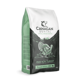 Canagan Dental Grain Free Turkey Dry Dog Food for Small Breed Dogs