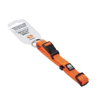 Sharples 'N' Grant Walk 'R' Cise Reflective Orange Hi Vis Dog Collar