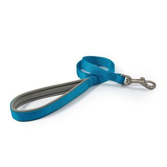 Ancol Viva Padded Nylon Dog Lead in Blue