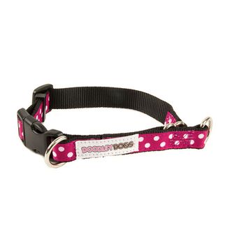 Great&amp;Small Doodley Dogs Pink Ribbon Collar