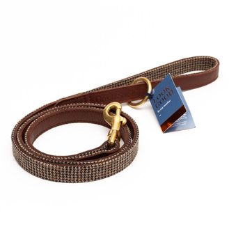 Great&amp;Small Hawkhurst Leather Lead Tweed