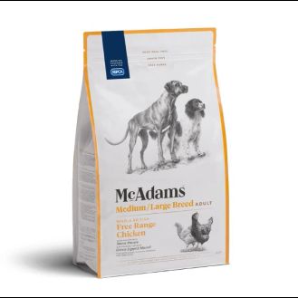 McAdams Free Range Chicken Medium Breed Dry Dog Food