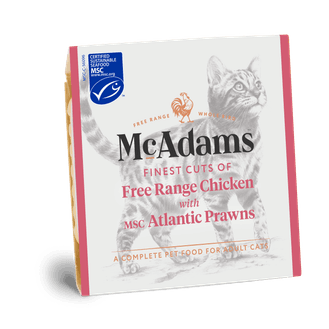 McAdams Free Range Chicken with MSC Atlantic Prawns Wet Cat Food