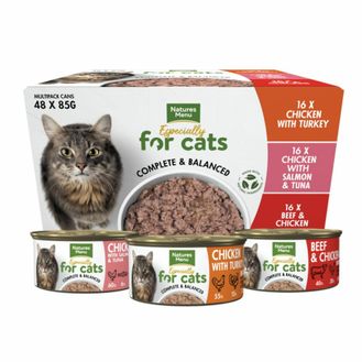 48 x Natures Menu Multipack Wet Cat Food 85g