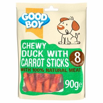 Good Boy Pawsley &amp; Co Chewy Duck With Carrot Sticks Dog Treat