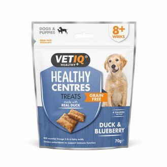 VETIQ Healthy Centres Grain Free Duck &amp; Blueberry Treats 70g