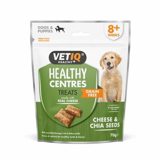 VETIQ Heathly Centres Grain Free Cheese &amp; Chia Seeds Treats 70g