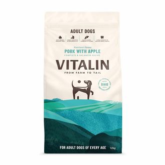 Vitalin Adult Pork with Apple Dog Food