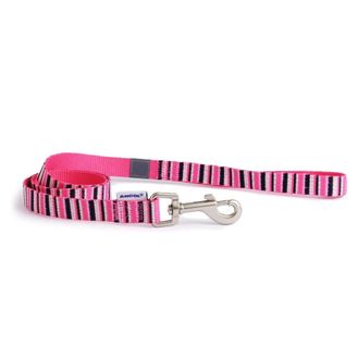Ancol Made From Candystripe Dog Lead Pink
