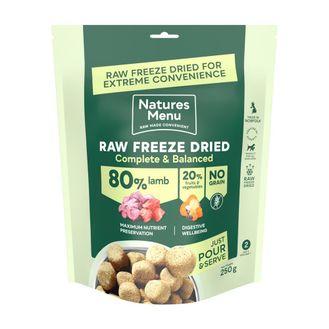 Natures Menu Complete Freeze Dried Dog Food 80/20 Lamb