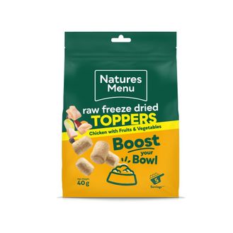 Natures Menu Raw Freeze Dried Toppers Chicken