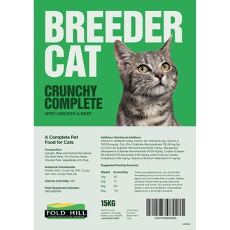 Foldhill Crunchy Complete Breeder Cat