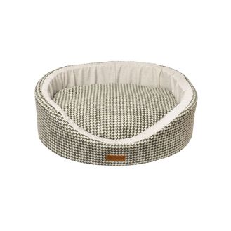 Dubex Parisian Goose Foot Check Dog Bed Green
