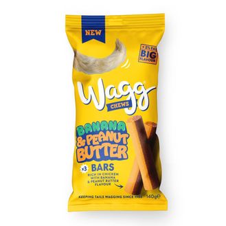 Wagg Banana &amp; Peanut butter Chewy Bars