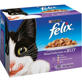 Felix Mixed Selection in Jelly Wet Cat Food