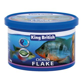 King British Natural Cichlid Flake (with Ihb) 28g