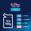 Felix As Good As It Looks Kitten Fish Selection in Jelly Wet Food additional 4
