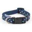 Ancol Vintage Blue Polka Dot Nylon Adjustable Dog Collar additional 1