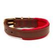 Great&amp;Small Hawkhurst Leather Padded Dog Collar in Red additional 2