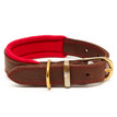 Great&amp;Small Hawkhurst Leather Padded Dog Collar in Red additional 1