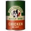 12 x James Wellbeloved Adult Dog Can Chicken &amp; Rice In Loaf 400g additional 2