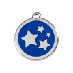 Red Dingo Stainless Steel Engraved Dog Tag Stars Navy additional 1