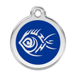 Red Dingo Stainless Steel Engraved Dog Tag Tribal Fish Navy additional 1