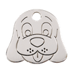 Red Dingo Stainless Steel Engraved Dog Tag Dog Face additional 1