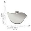Red Dingo Diamante Engraved Dog Tag Bird additional 2