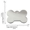 Red Dingo Diamante Engraved Dog Tag Bone additional 2