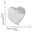 Red Dingo Diamante Engraved Dog Tag Heart additional 2