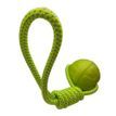 Aqua Dog Ball &amp; Rope Toy Green additional 1