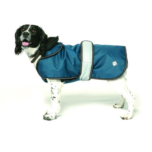 Danish Designs 2-in-1 Hundemantel (40 Cm, Blau) – Für Alle Jahreszeiten, Mit Herausnehmbarem Fleece-Futter