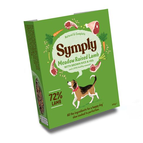 Symply Adult Meadow Raised Lamb, Brown Rice &amp; Veg Wet Dog Food