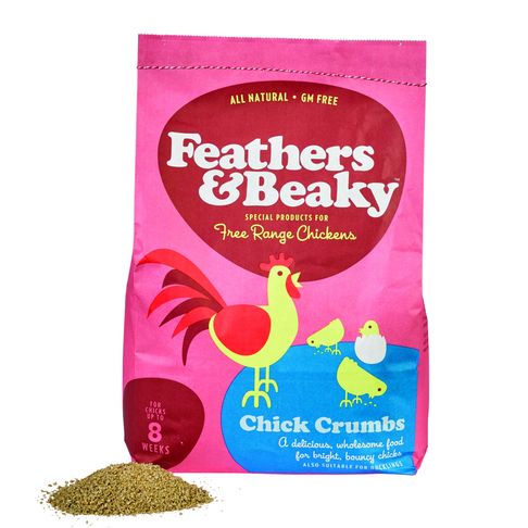 Feathers &amp; Beaky Free Range Chick Crumbs 4kg