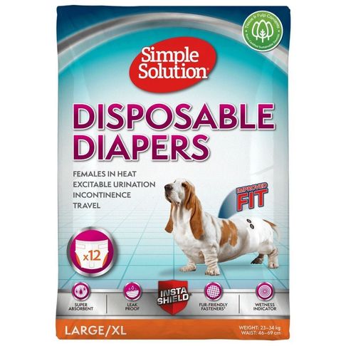 Simple Solution Dog Disposable Diapers / Sanitary Pants