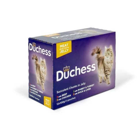 Duchess Pouch Meat Selection In Jelly 12 x 100g