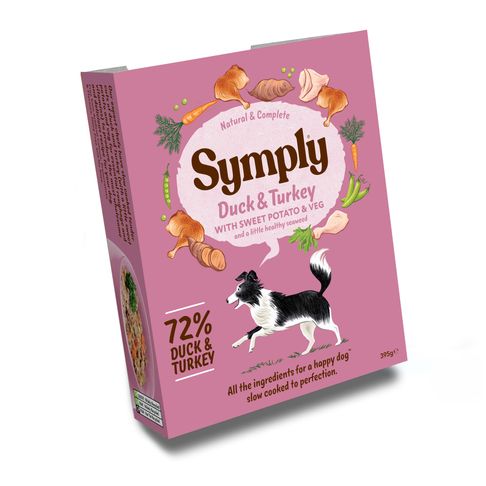 Symply Adult Duck &amp; Turkey with Sweet Potato Wet Dog Food