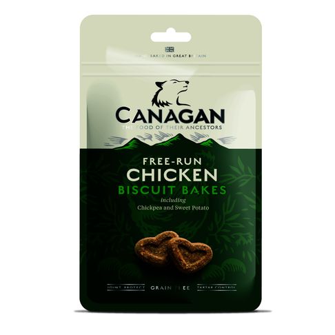 Canagan Free Run Chicken Biscuit Bakes Dog Treats 8 x 150g